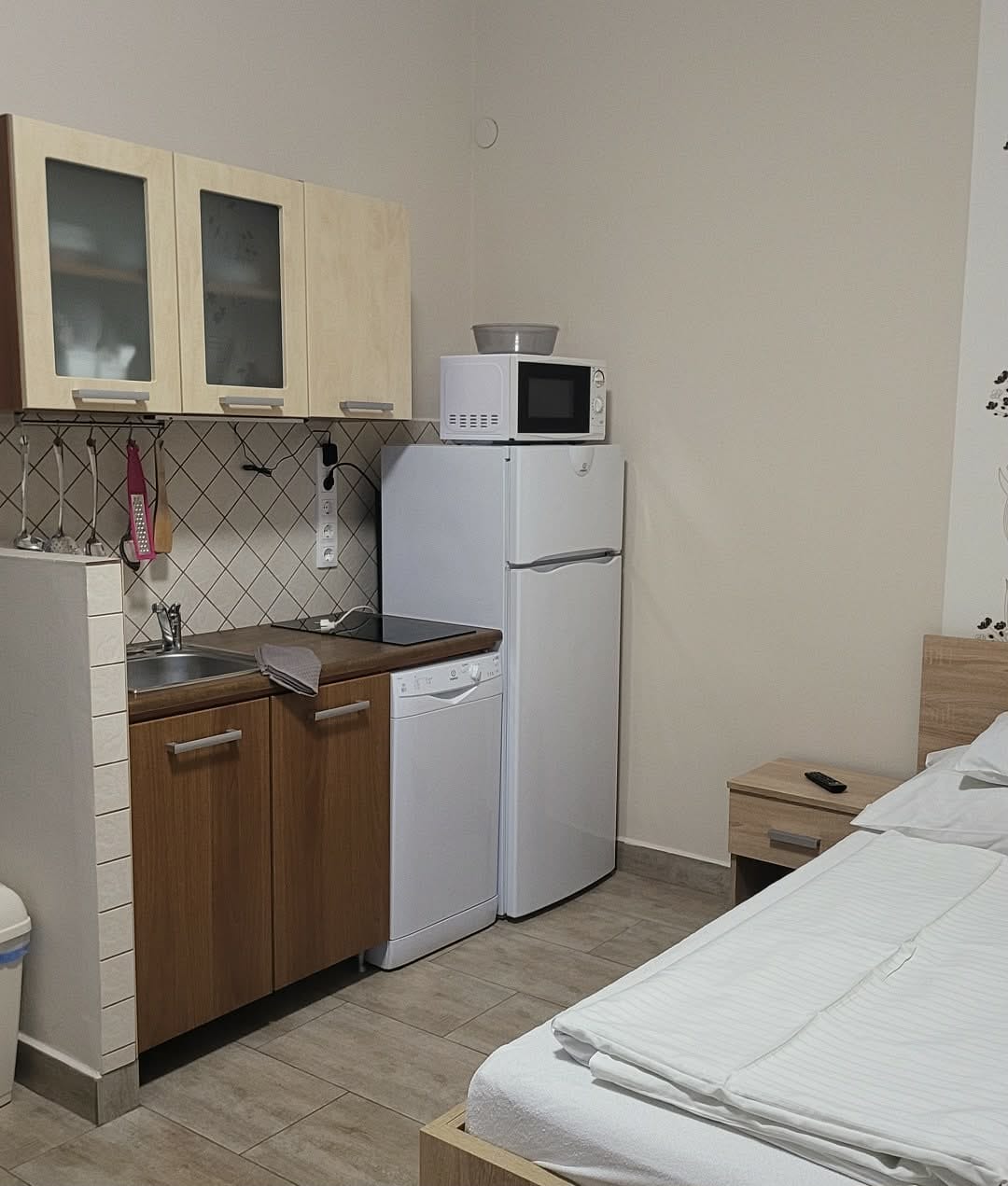 Küche des Vier-Personen-Apartments